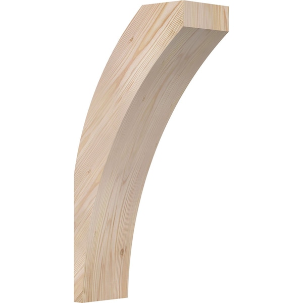 Ekena Millwork 5 1/2"W x 12"D x 24"H Thorton Smooth Knee Brace, Douglas Fir BRC06X12X24THR00SDF - main